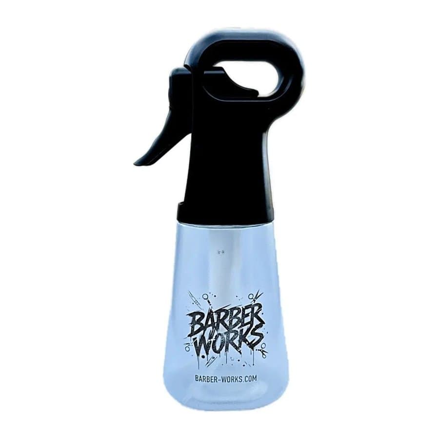 Barber Works Clear Bottle